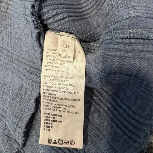 Free People Big Sur Long Sleeve Tie Dye Sleeve T-Shirt Size L - Picture 4 of 6